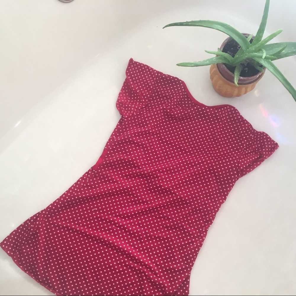 Julie’s closet cute polka dot blouse - Picture 3 of 3